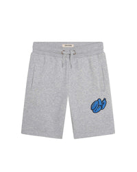 Cotton Bermuda shorts - Steel grey mottled