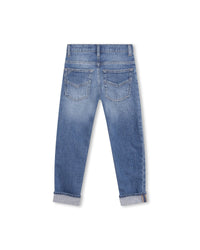 Pantalon denim en coton - Double stone