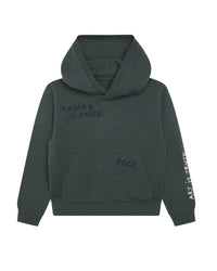 Pull à capuche en laine - Bottle Green