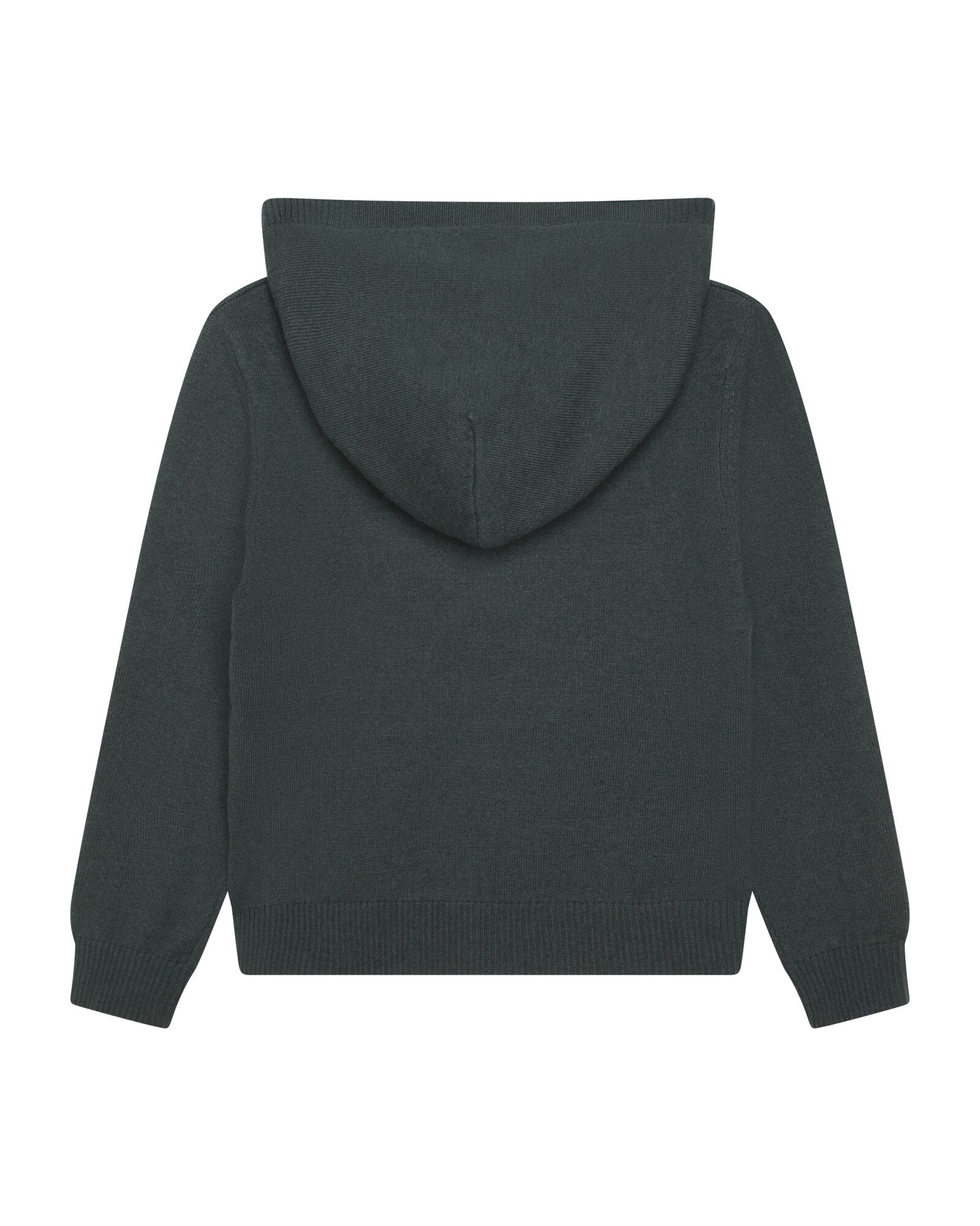 Pull à capuche en laine - Bottle Green