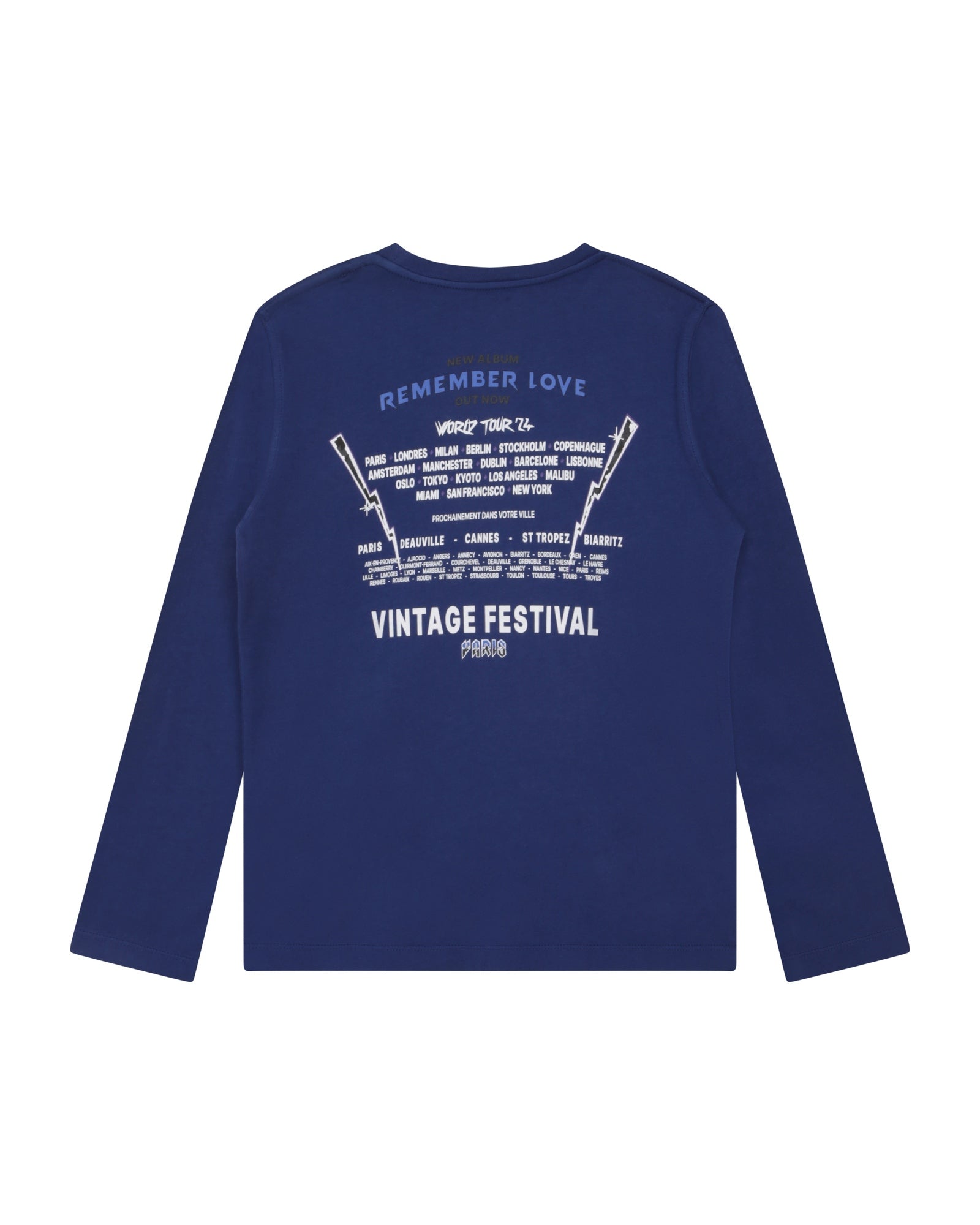 Long-sleeved cotton T-shirt - Neptune