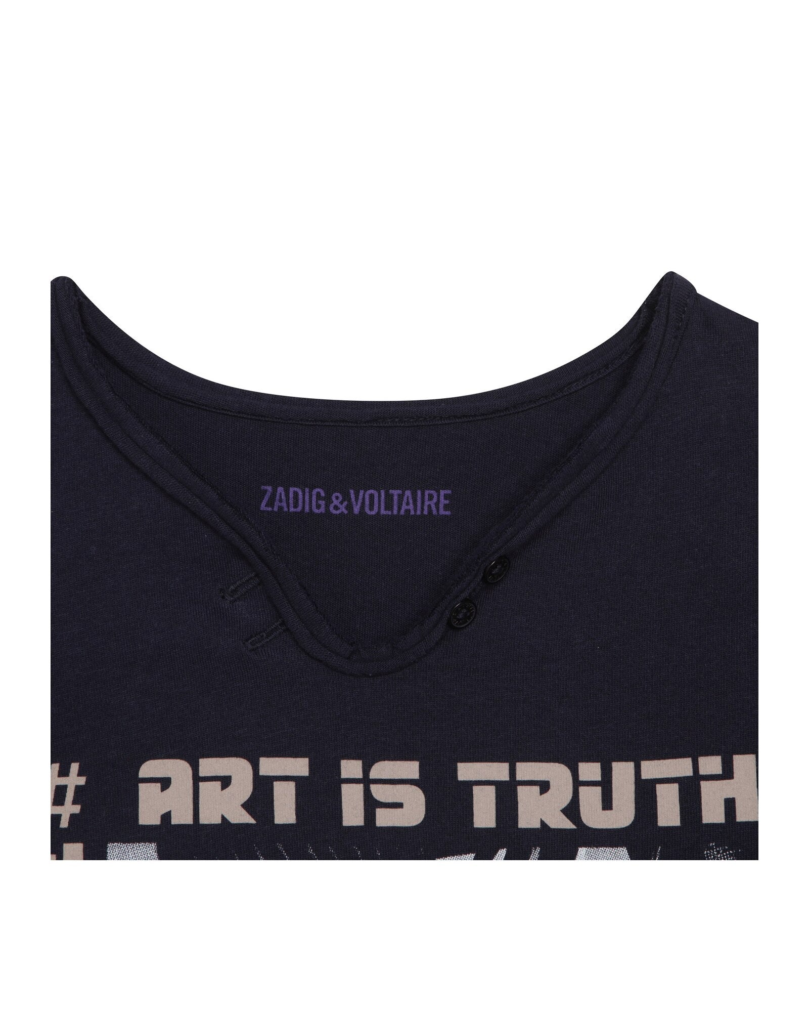 T-shirt à manches courtes en coton - Dark blue
