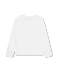 T-shirt à manches longues en coton - Blanc