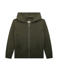 Gilet à capuche en laine - Cypres Chiné