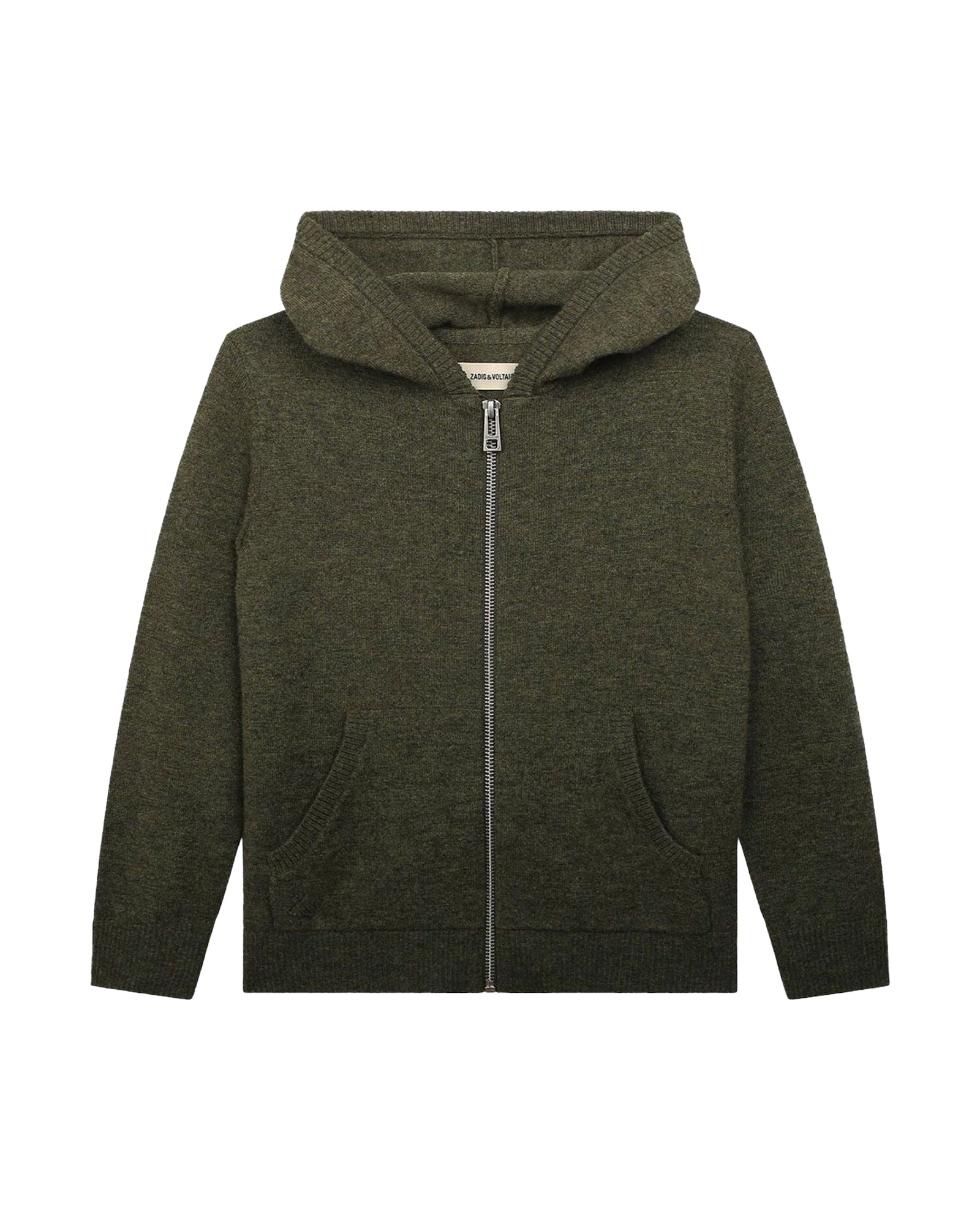 Gilet à capuche en laine - Cypres Chiné