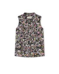Blouse en imprimée all over floral - Dark Khaki