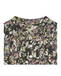 Blouse en imprimée all over floral - Dark Khaki