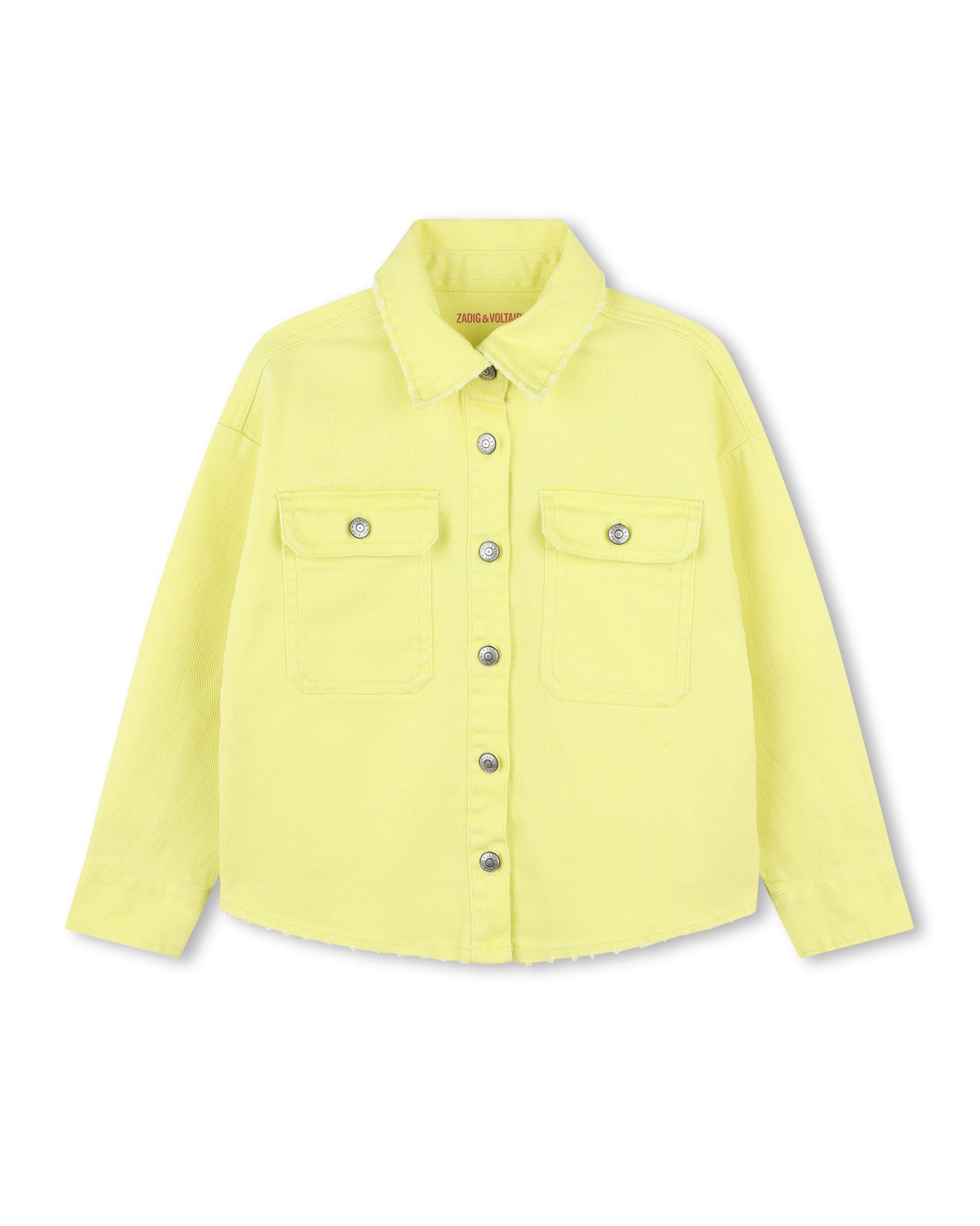 Veste en sergé - Jaune Tendre