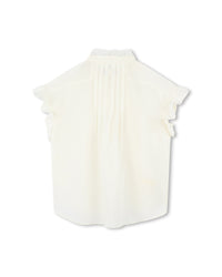 Blouse à volants - Porcelaine