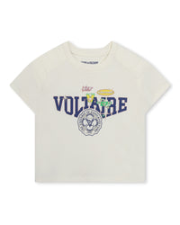 T-shirt with illustration - Creme