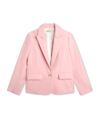 Veste tailleur à fermeture boutonnée - Taupe Pink