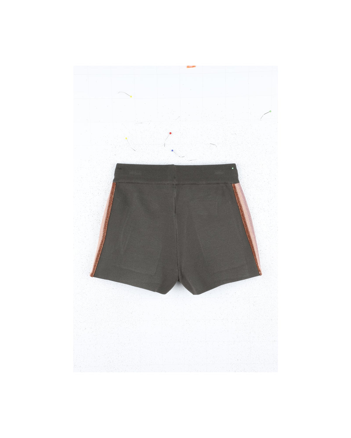 Short à taille élastiquée - Dark Khaki