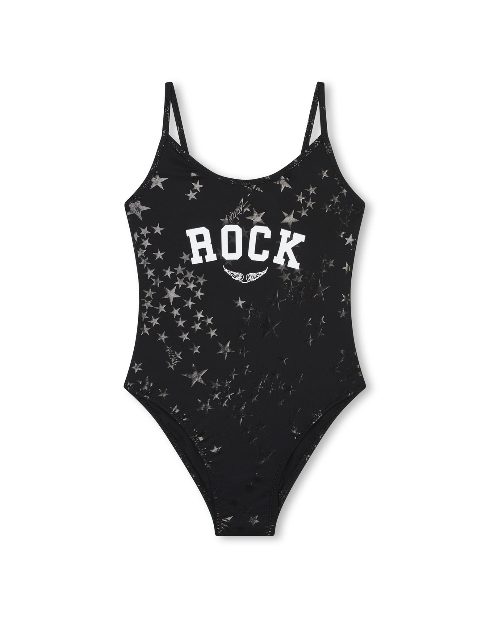 Maillot de bain 1 pièce imprimé allover - Black