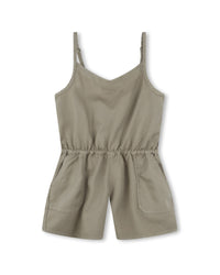 Combi-short à bretelles - Treillis