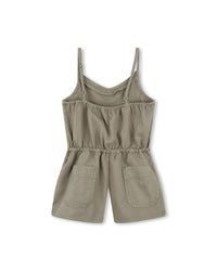 Combi-short à bretelles - Treillis