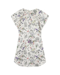 Robe à taille élastiquée - Crème