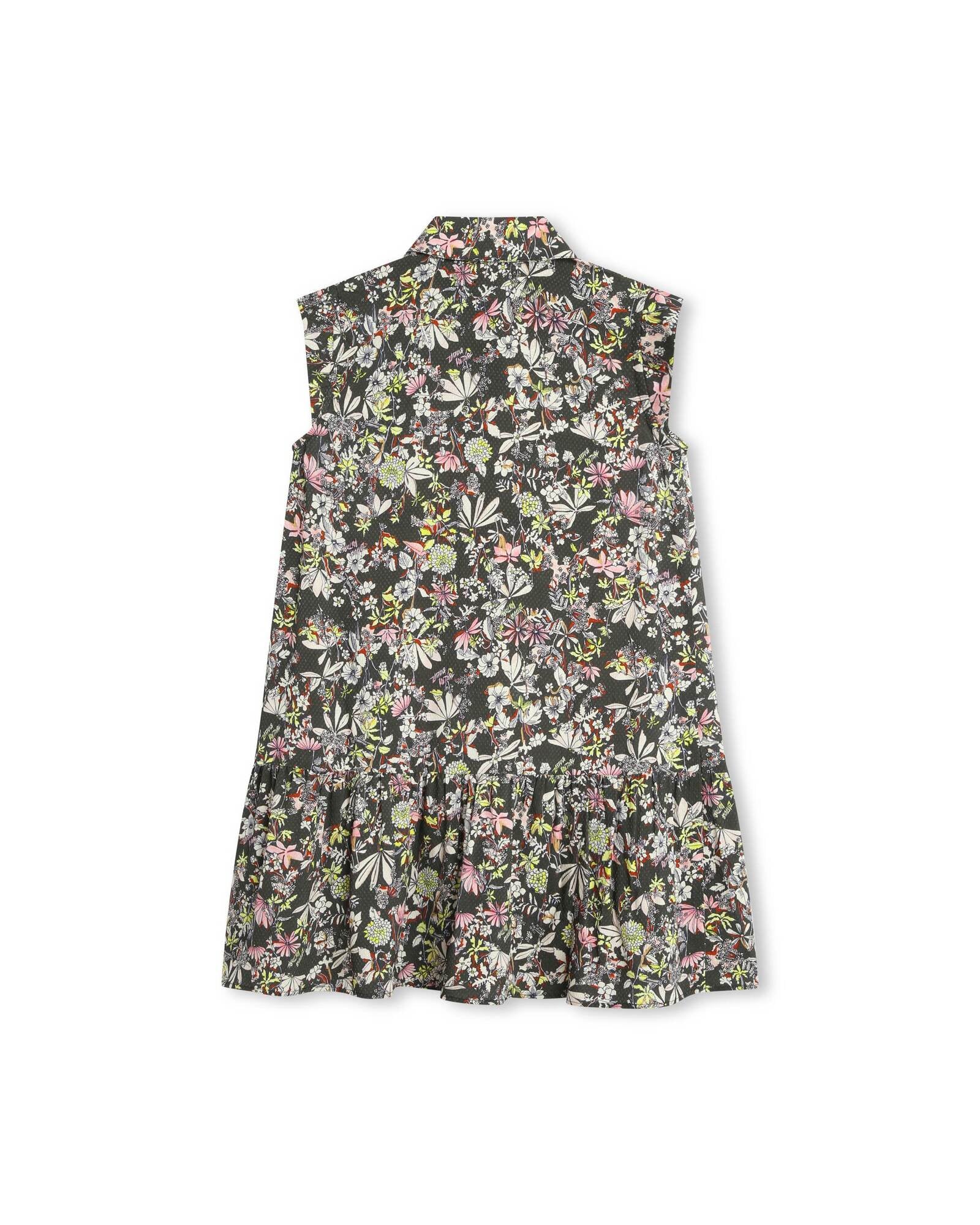 Robe en all over floral - Dark Khaki