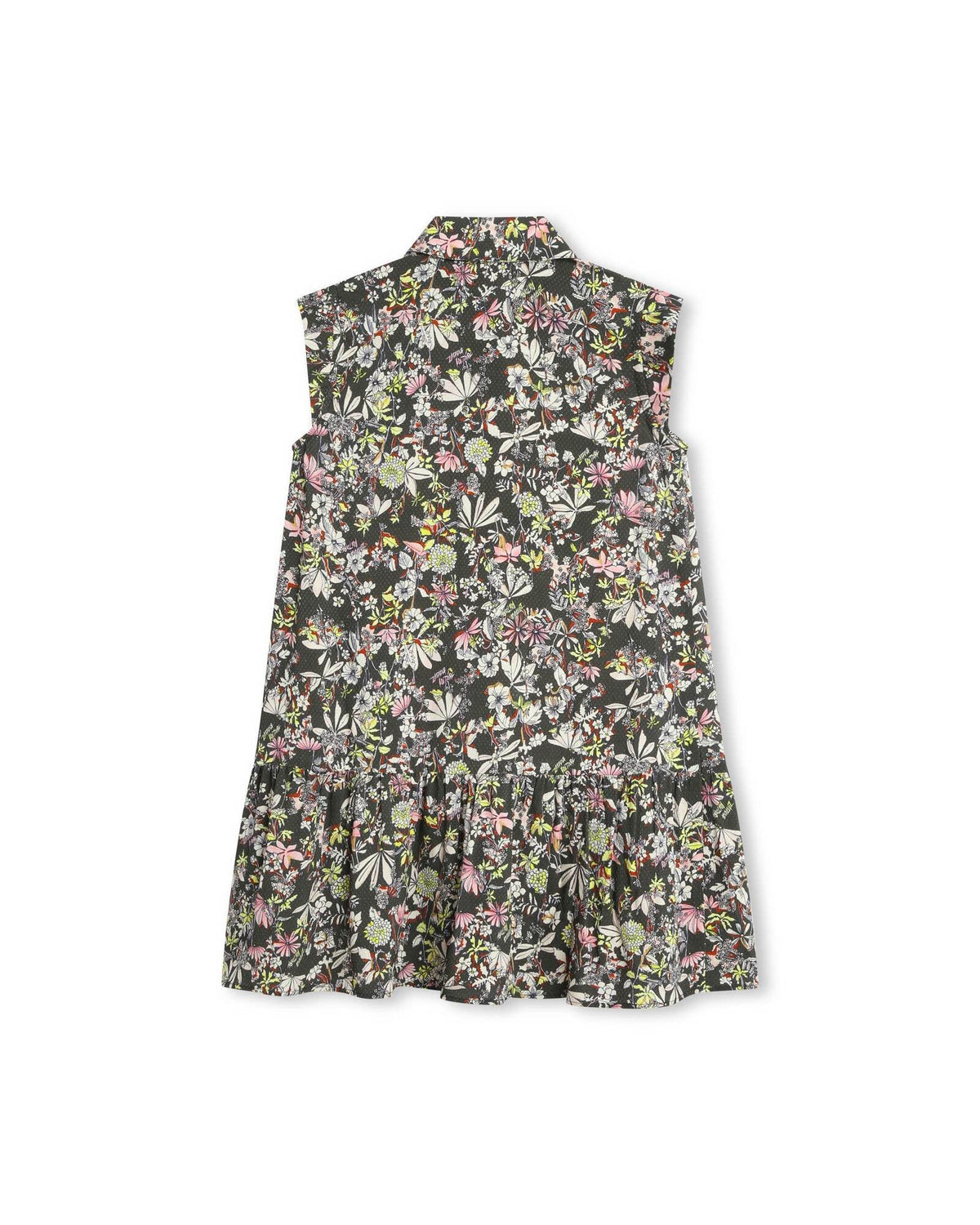 Robe en all over floral - Dark Khaki