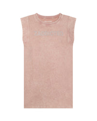 Robe de plage en coton - Taupe Pink
