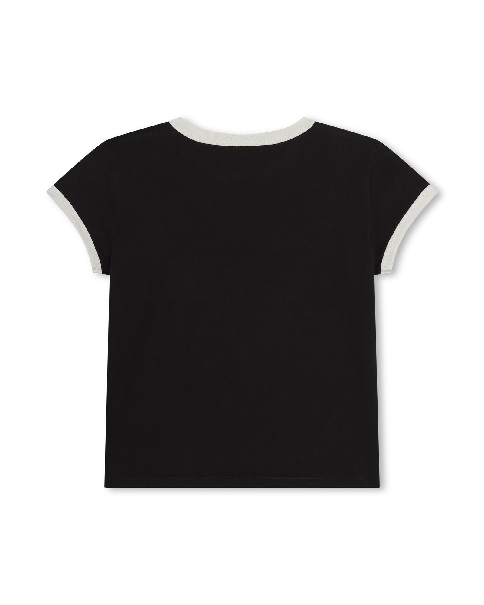 T-shirt with cotton illustration - Black