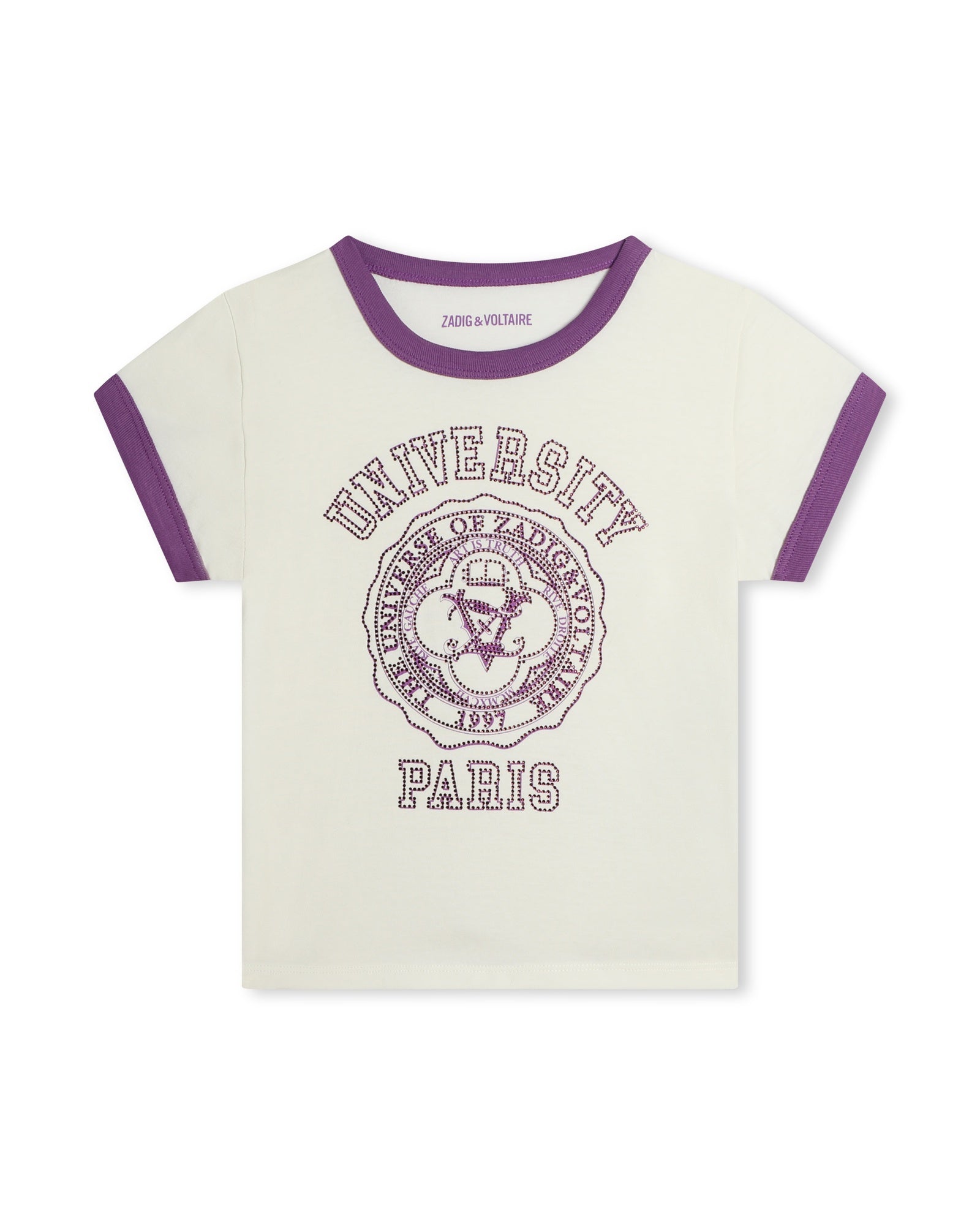 T-shirt with illustration - Creme