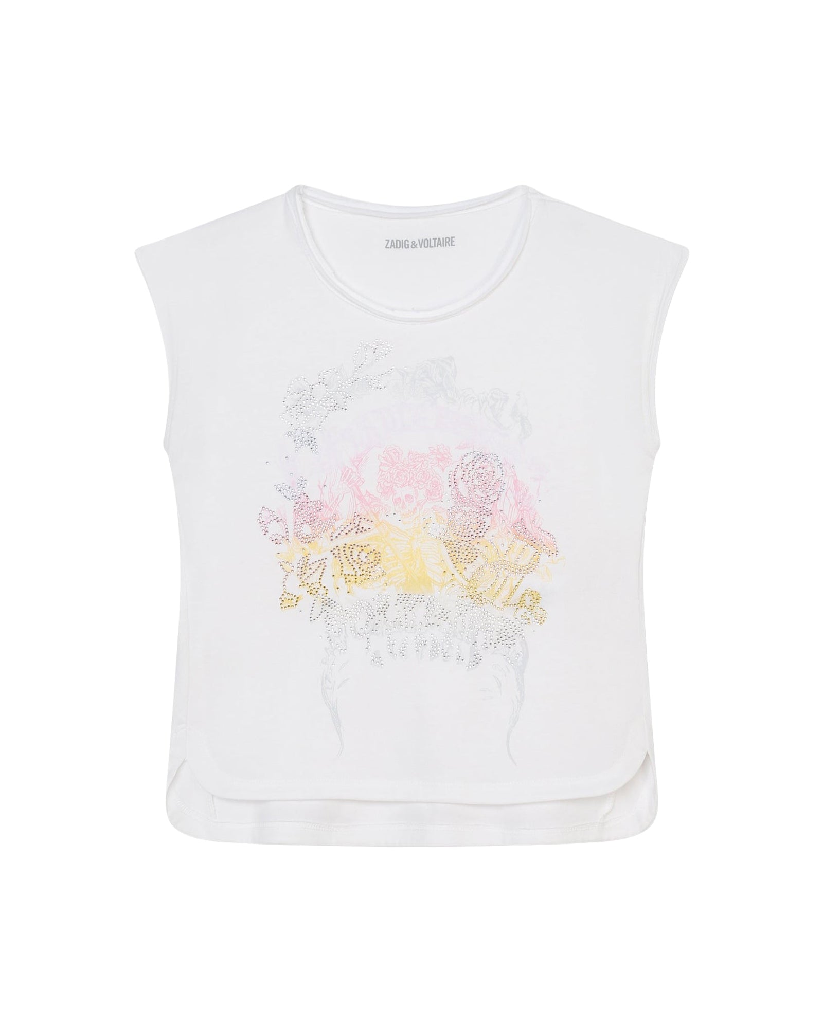 T-shirt avec illustration en coton - Blanc