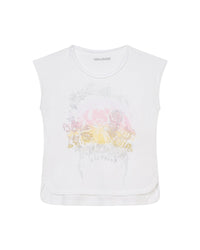 T-shirt avec illustration en coton - Blanc