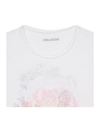 T-shirt avec illustration en coton - Blanc