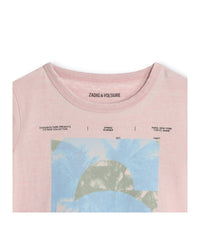 T-shirt avec illustration - Taupe Pink