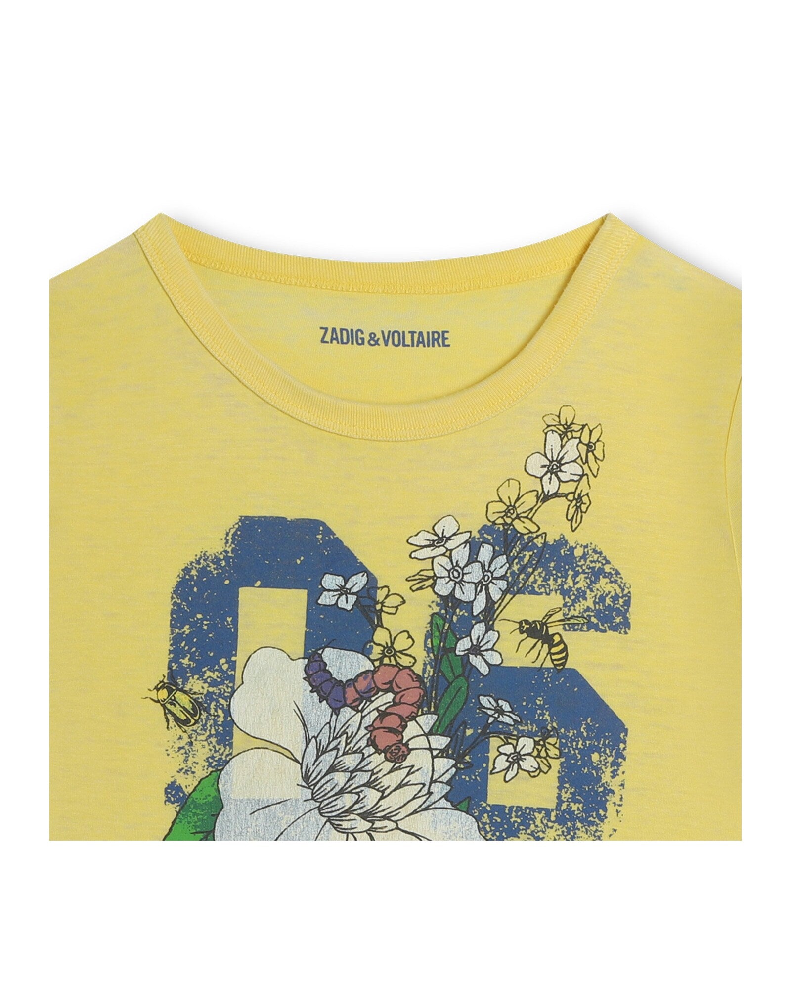 T-shirt avec illustration - Moutarde