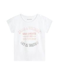 T-shirt with cotton illustration - White