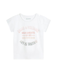 T-shirt avec illustration en coton - Blanc