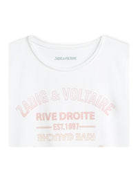 T-shirt with cotton illustration - White