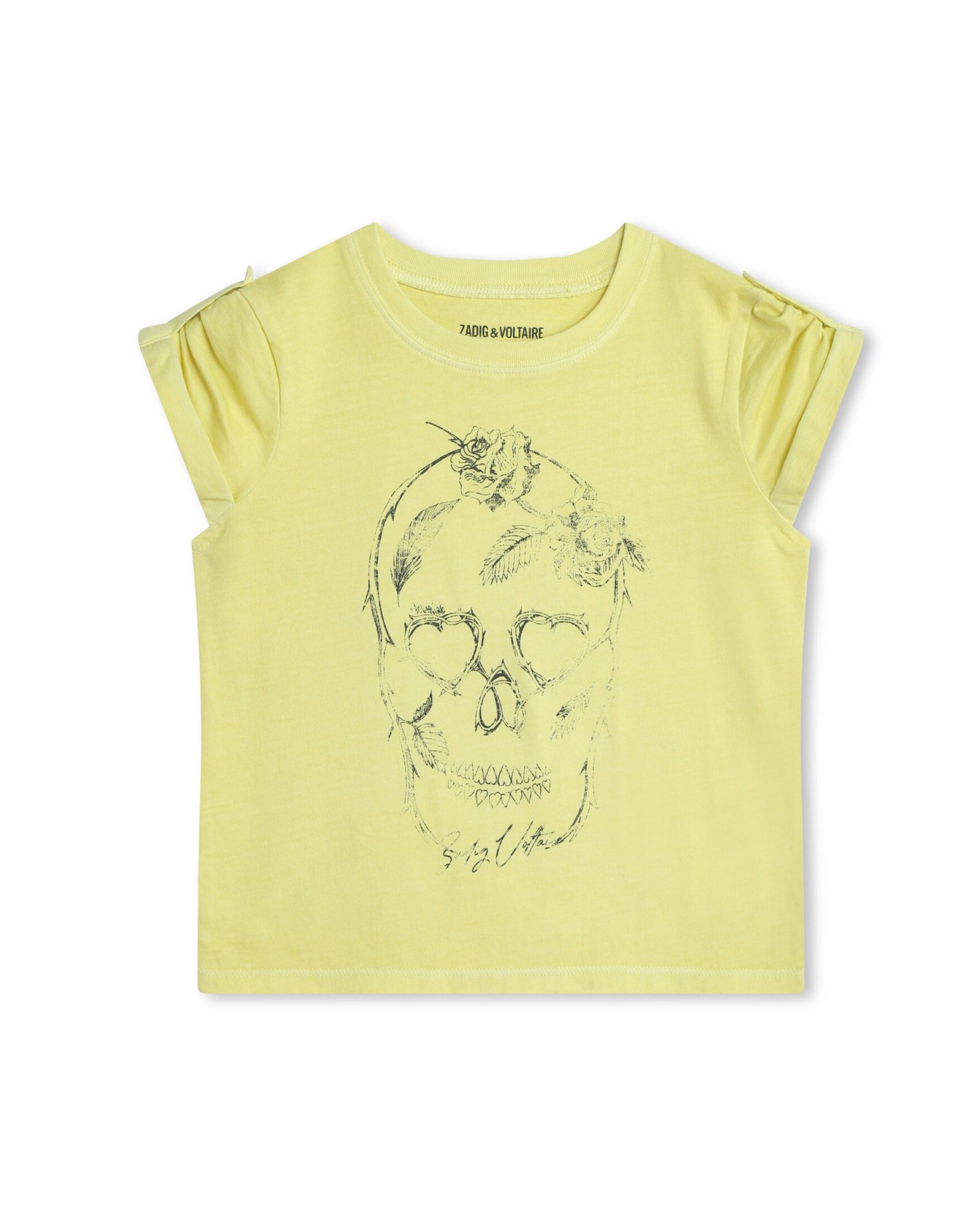 T-shirt with illustration - Jaune Tendre