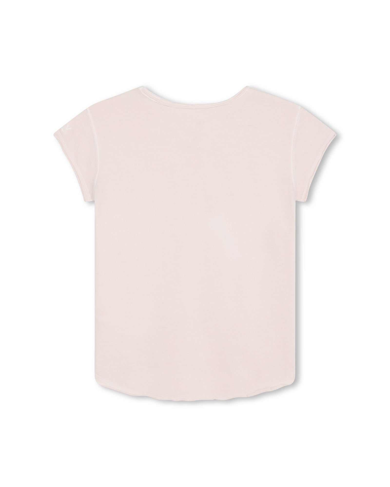 T-shirt with cotton illustration - Cream Pink