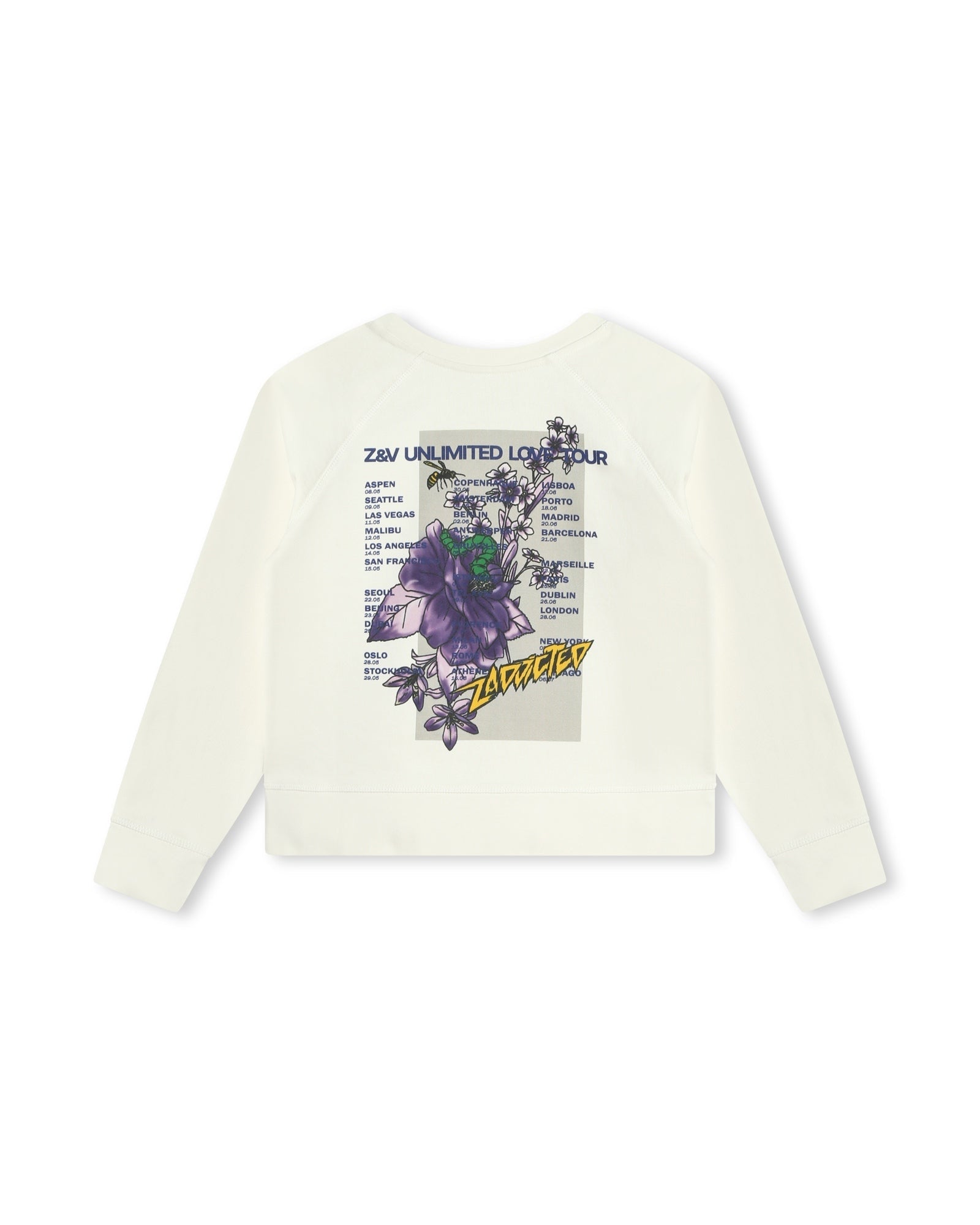 Sweatshirt en molleton - Crème