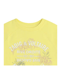 Sweatshirt en molleton - Jaune Tendre