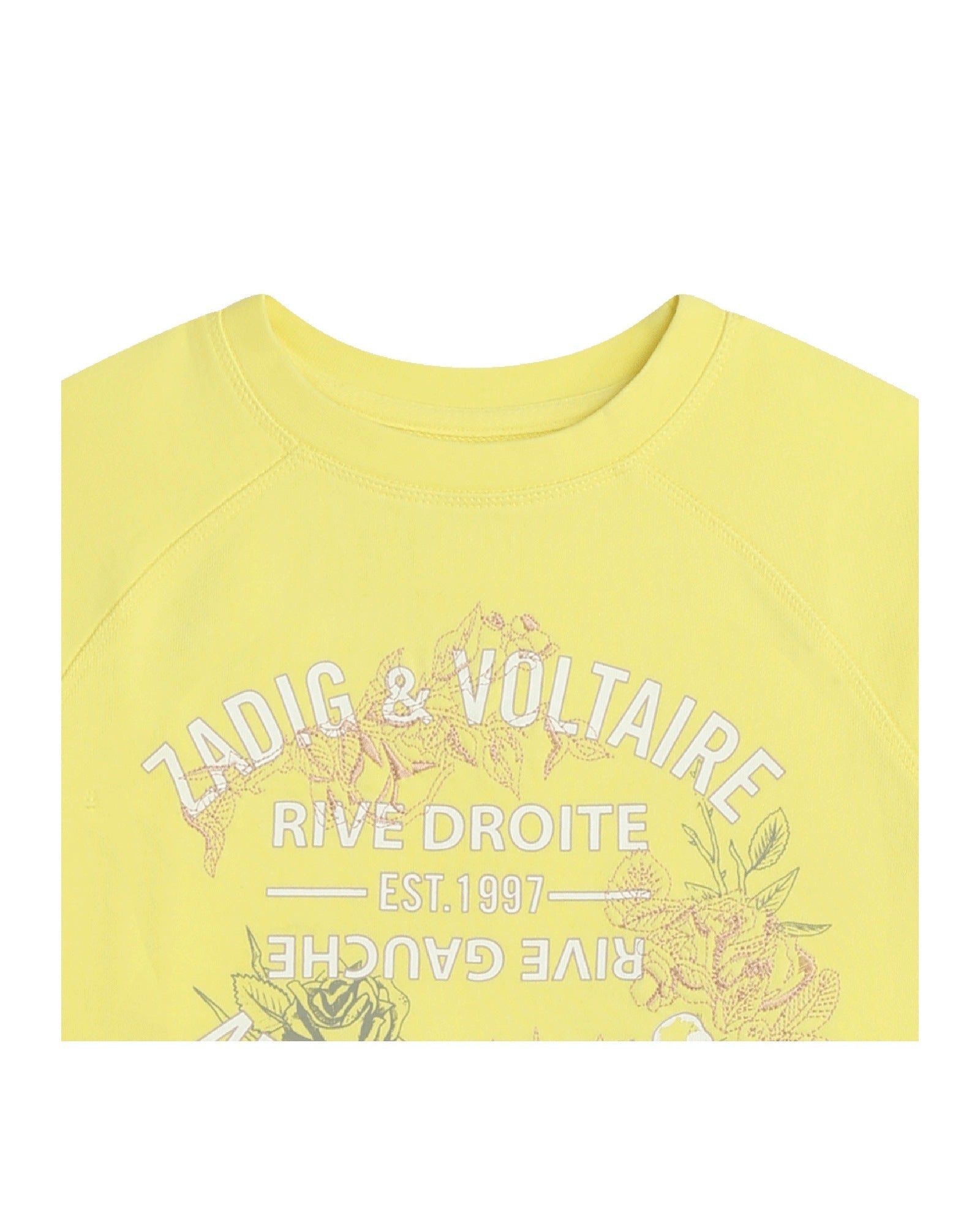 Sweatshirt en molleton - Jaune Tendre