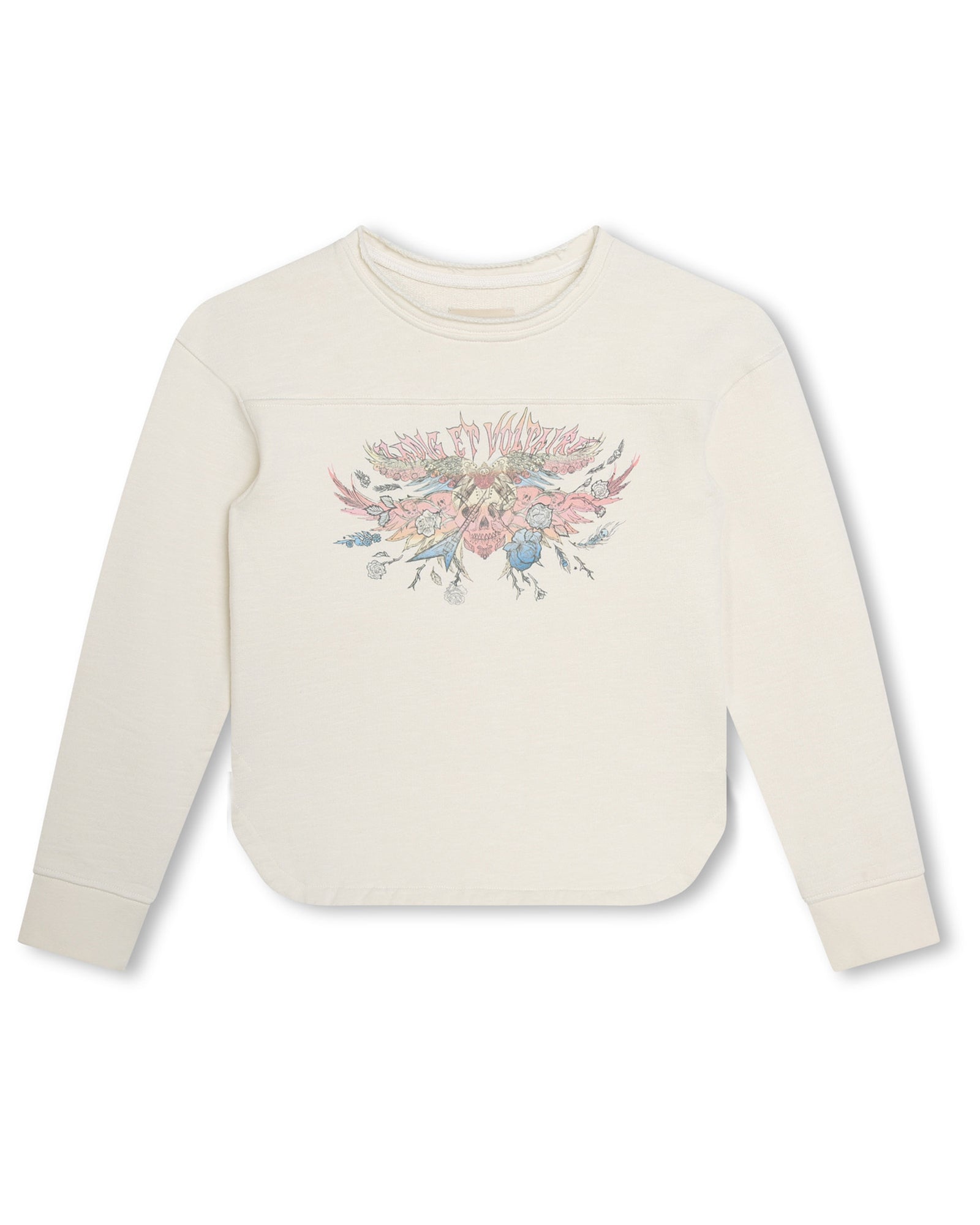 Sweatshirt en molleton - Porcelaine