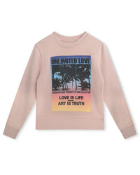 Sweatshirt en molleton - Taupe Pink