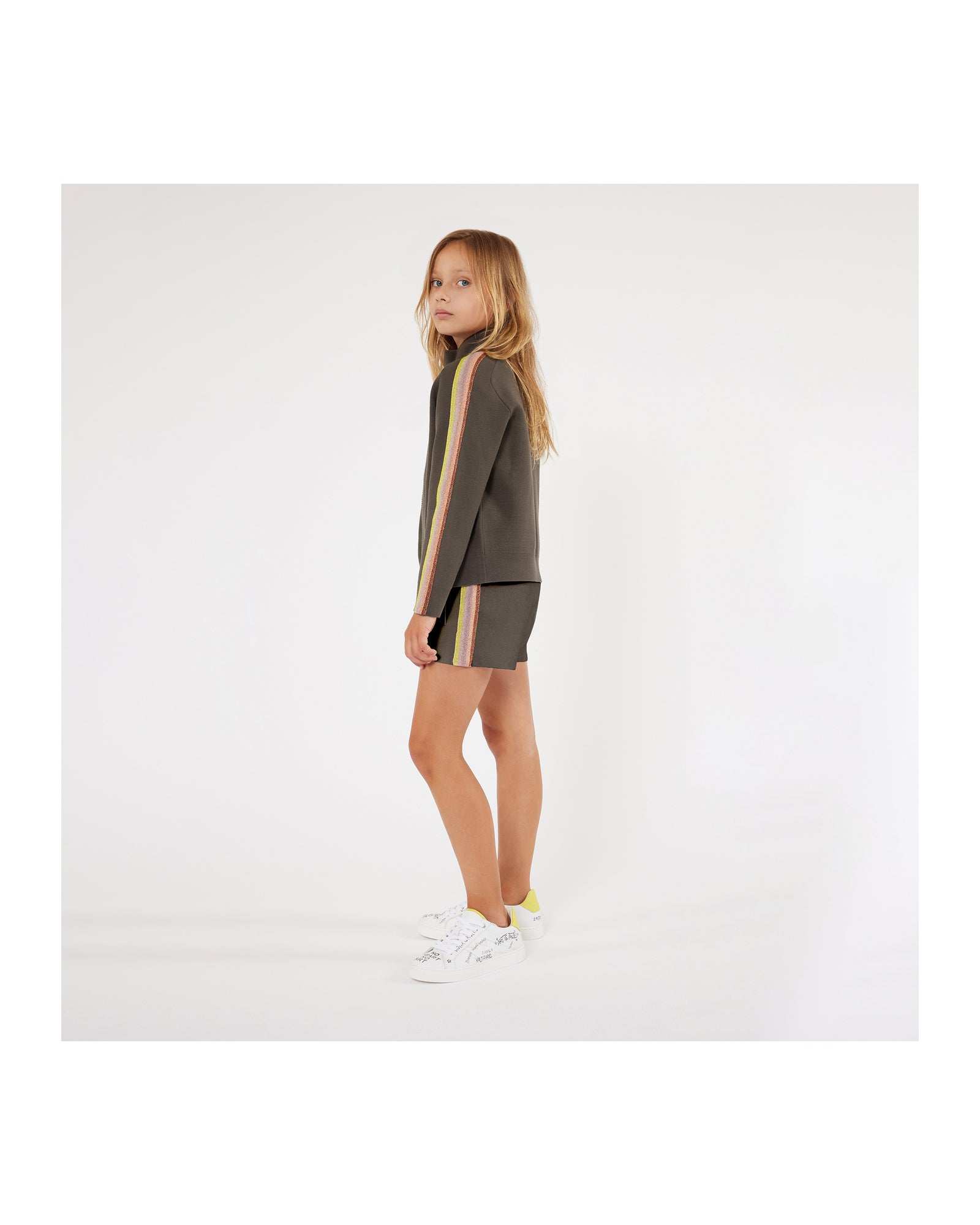 Cardigan en tricot - Dark Khaki