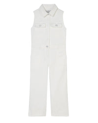Combinaison en coton - Blanc