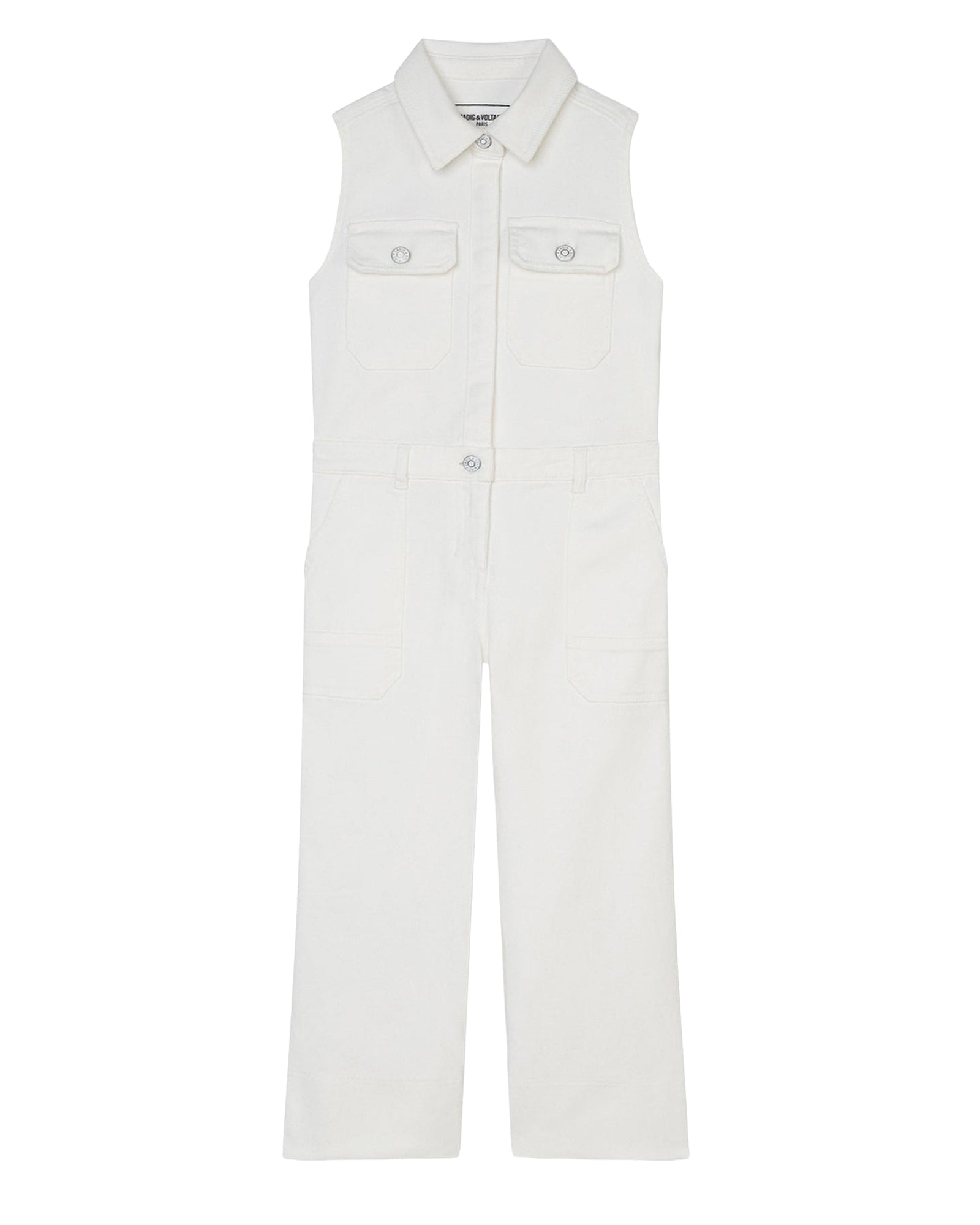 Combinaison en coton - Blanc