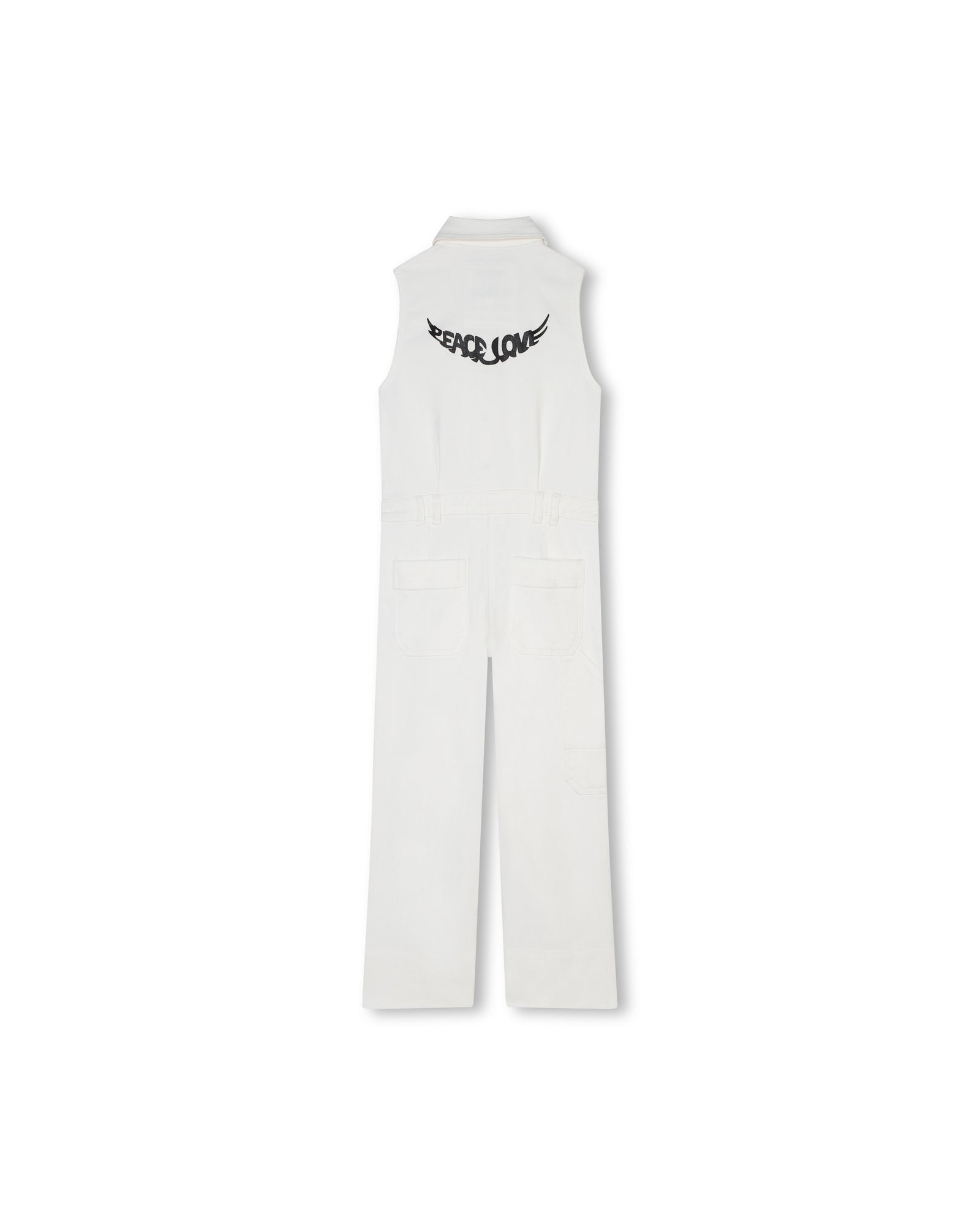 Combinaison en coton - Blanc