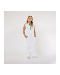 Combinaison en coton - Blanc