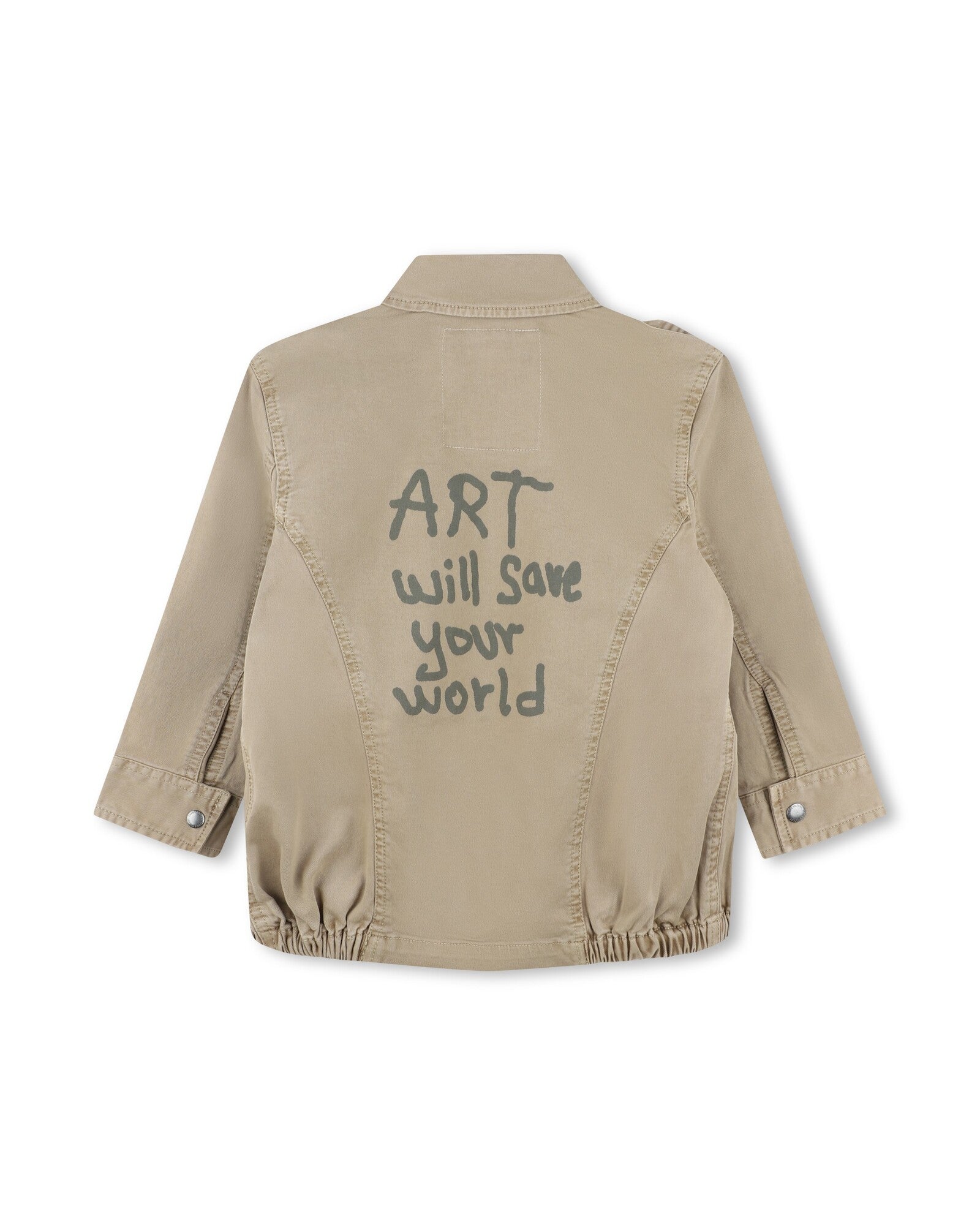 Veste militaire en sergé - Chino Beige