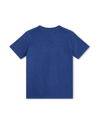T-shirt avec illustration - Bleu Klein