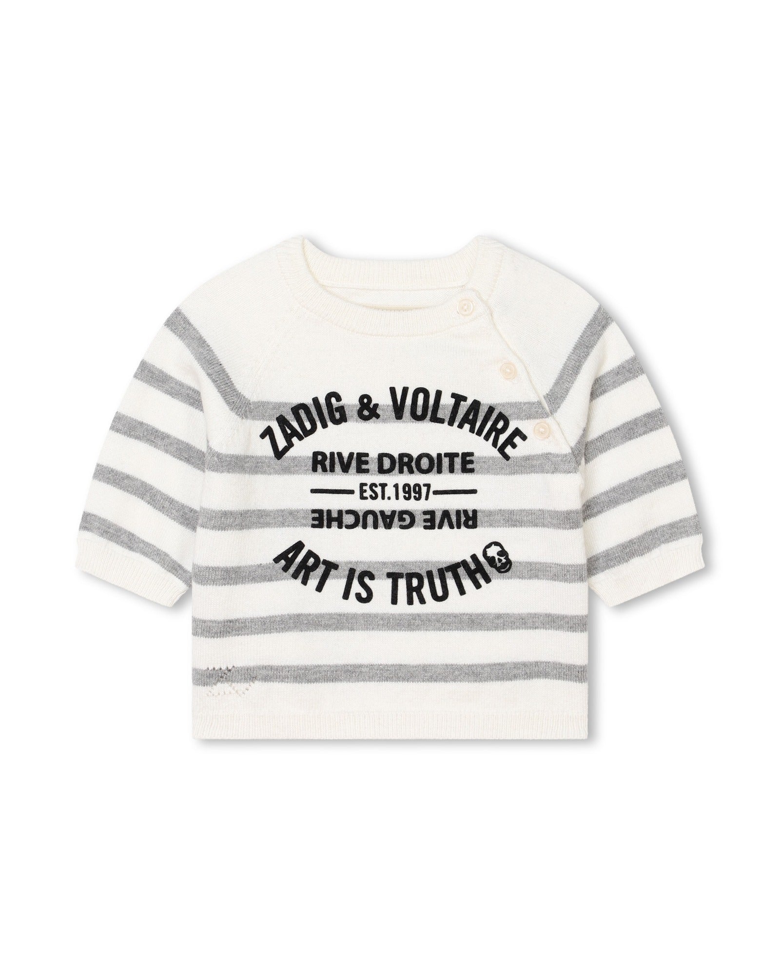 Ensemble pull et pantalon en tricot - Creme