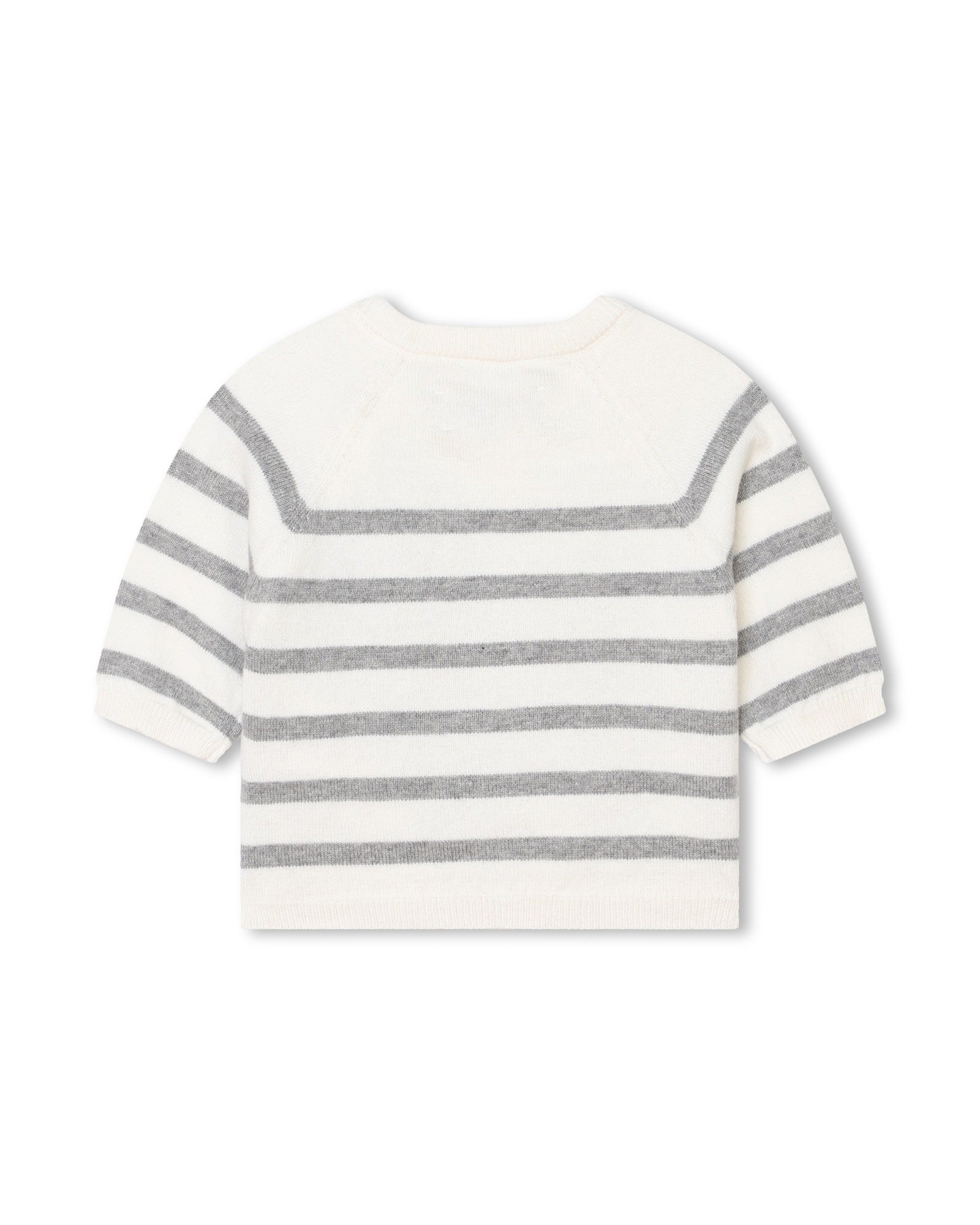 Ensemble pull et pantalon en tricot - Creme