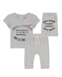 T-shirt and trousers set - Brouillard